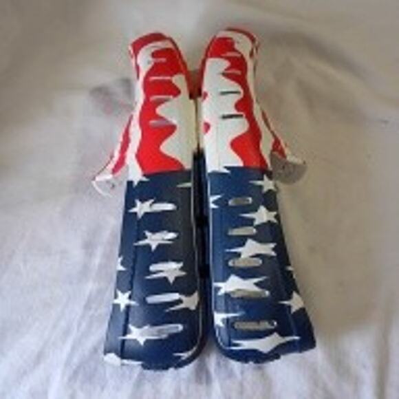 Floaters Men's 12 Country Club Drivers USA Patriotic Boat Shoes Waterproof Flag - Picture 7 of 12